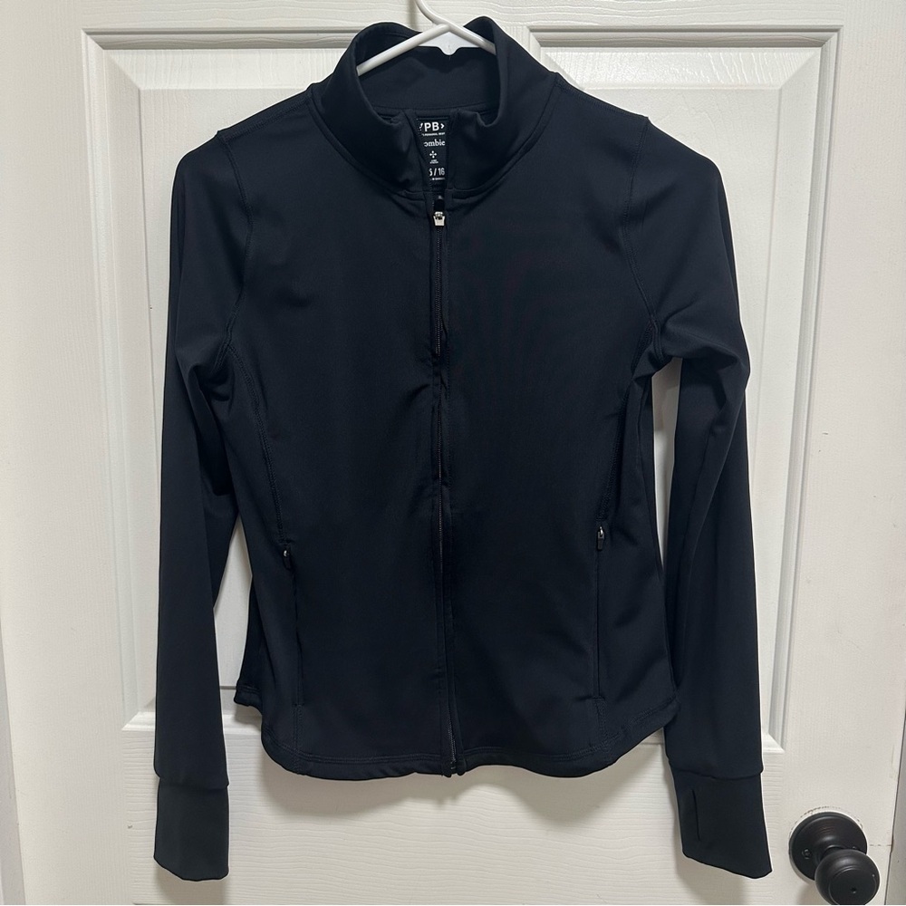 Abercrombie Kids YPB Black Zip Up Jacket Sweater Size 15/16